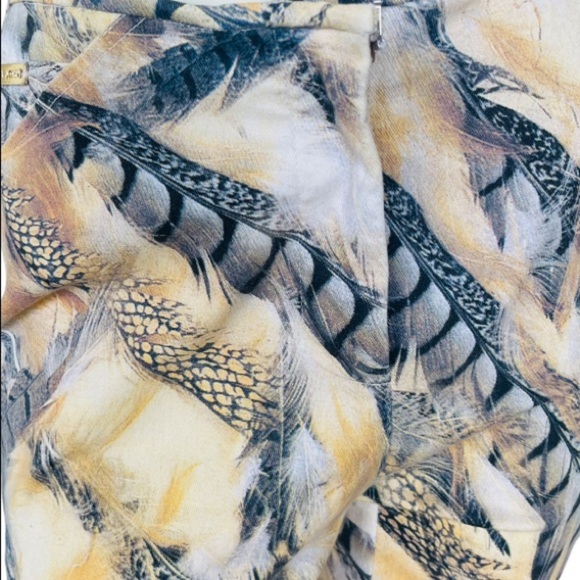 St. John Sport Womens Feather Print Twill Zip Jacket And Pants Set. - Picture 7 of 13